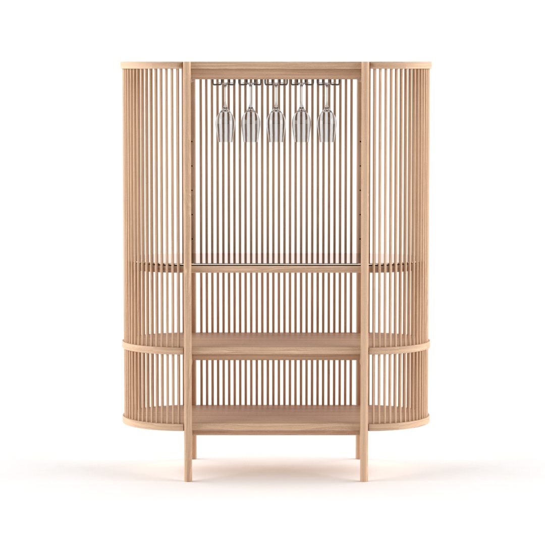 Bastone Bar Cabinet by Antrei Hartikainen |
